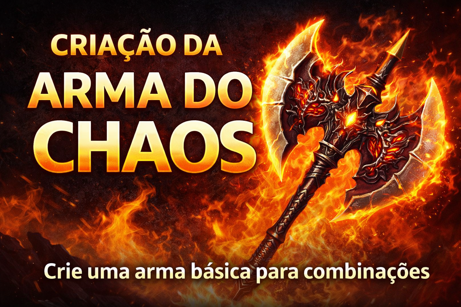 CRIAÇÃO DA ARMA DO CHAOS